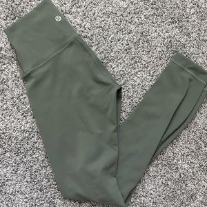 LuluLemon Olive Green Leggings